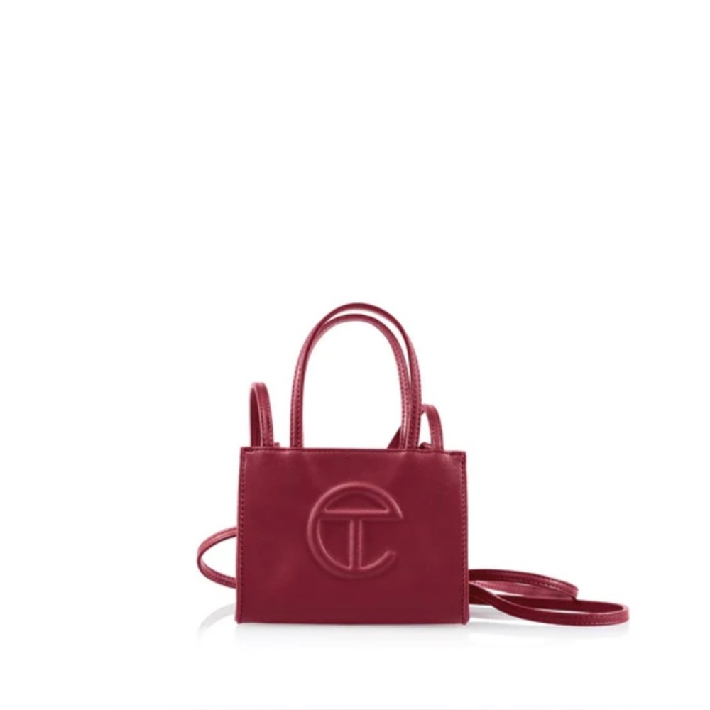 Telfar Small Oxblood Shopping Bag